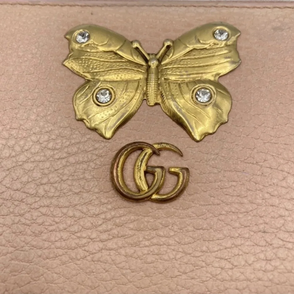 Gucci Long  Leather Wallet Butterfly - Picture 5 of 9